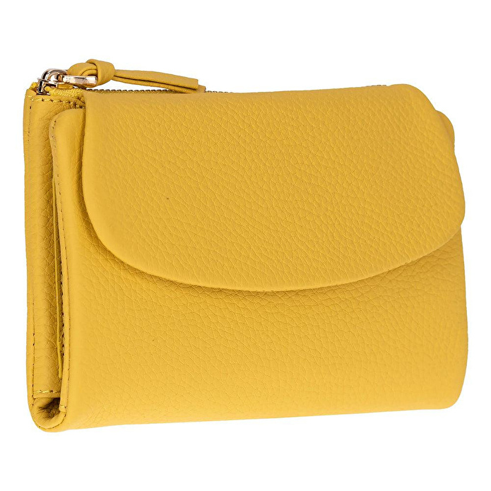 Bloominbag Élia Butter Yellow Medium Deri Kadın Cüzdan & Clutch