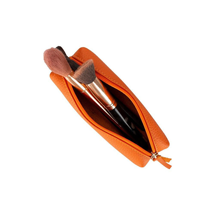 Bloominbag Bloombox Burnt Copper Hakiki Deri Kalem & Makyaj Çantası
