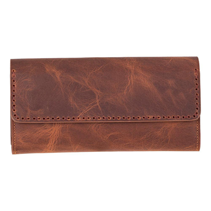 Bloominbag Aura Saddle Heritage Hakiki Deri Telefon Bölmeli Kadın Cüzdanı