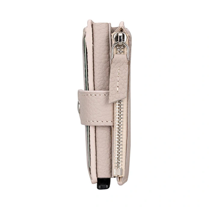 Bloominbag Siena Desert Sand Mekanizmalı Deri Cüzdan & Kartlık (rfid Korumalı)