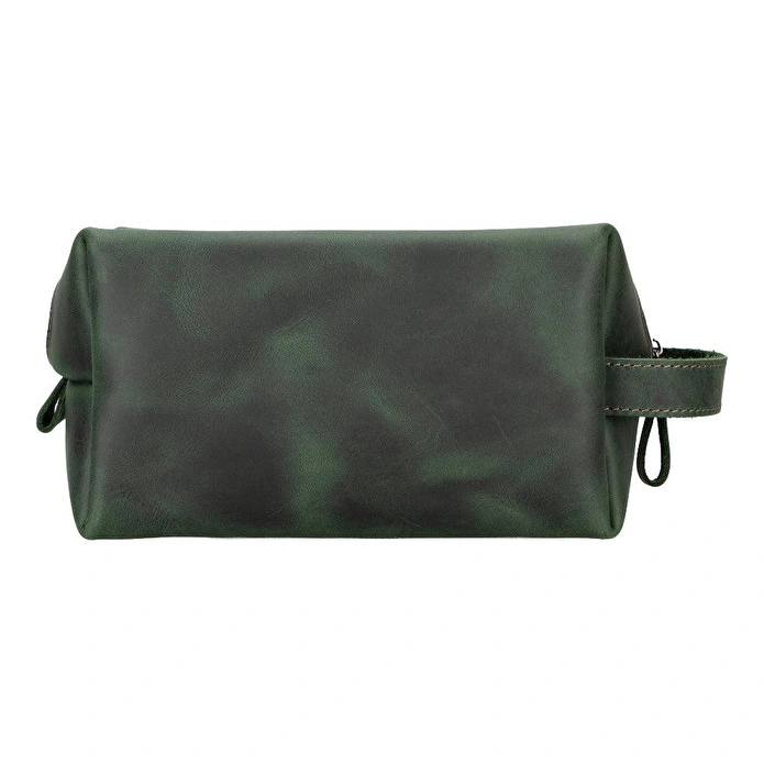 Bloominbag Voyage Cypress Green Hakiki Deri Dopp Kit – X Large