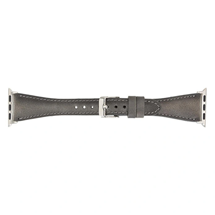 Bloominbag Bloomband Signature Stone Gray Leather Apple Watch Band - 44/45/46/49mm