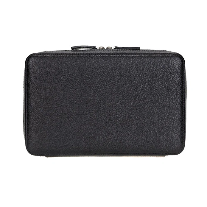 Bloominbag Arcadia Onyx Black Premium Deri Teknoloji Kablo & Aksesuar Düzenleyici