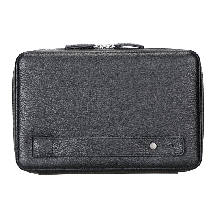 Bloominbag Arcadia Onyx Black Premium Deri Teknoloji Kablo & Aksesuar Düzenleyici
