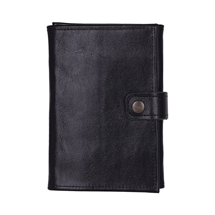 Bloominbag Bloomband Noir Black Akıllı Saat Çantası - Triple Deri Saat Kordonu Organizer