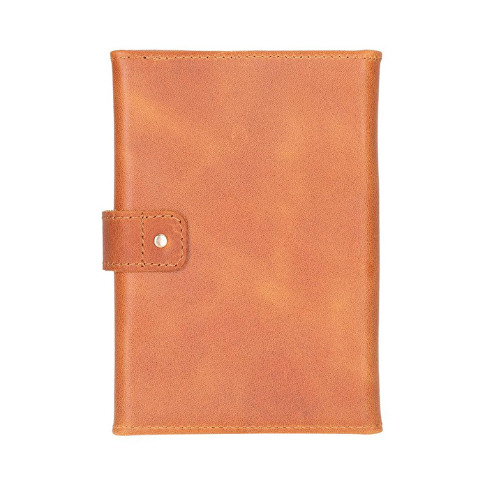Bloominbag Bloomband Classic Tan Akıllı Saat Çantası - Triple Deri Saat Kordonu Organizer