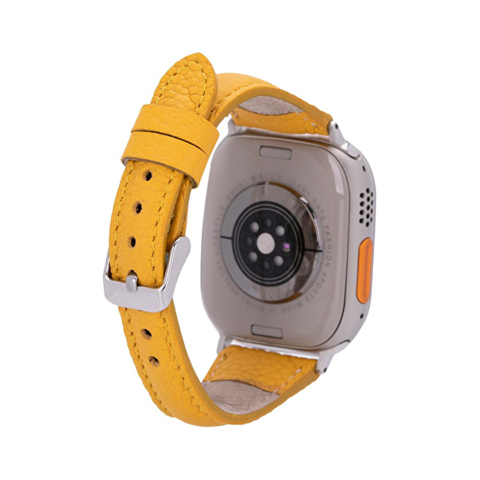 Bloominbag Bloomband Signature Butter Yellow Leather Apple Watch Band - 44/45/46/49mm