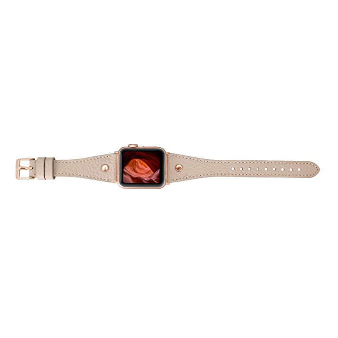 Bloominbag Bloomband Signature Dune Brown Leather Apple Watch Band - 44/45/46/49mm