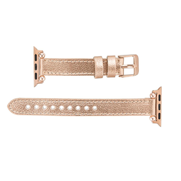 Bloominbag Bloomband Signature Golden Sand Leather Apple Watch Band - 44/45/46/49mm