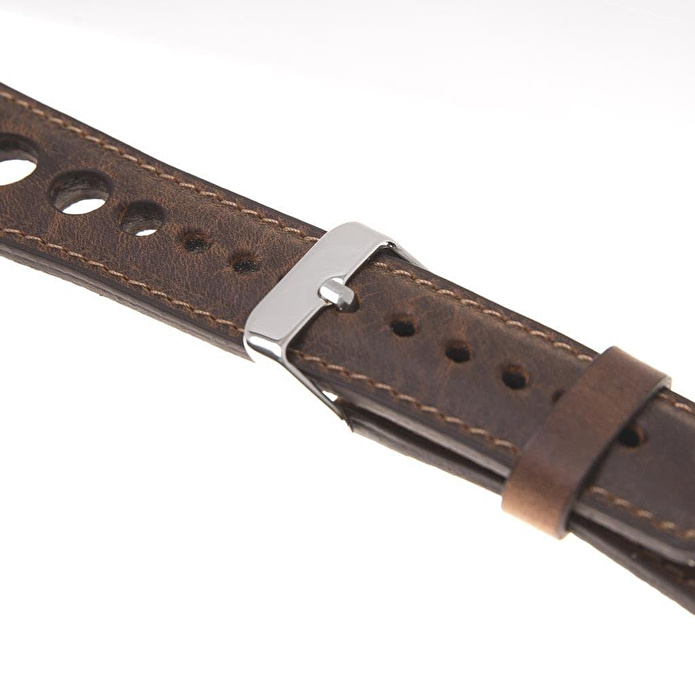 Bloominbag Alpine Heritage Saddle Hakiki Deri Apple Watch Kordonu - 44/45/46/49mm