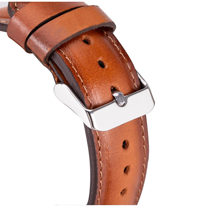Bloominbag Alpine Siena Tan Hakiki Deri Apple Watch Kordonu - 44/45/46/49mm
