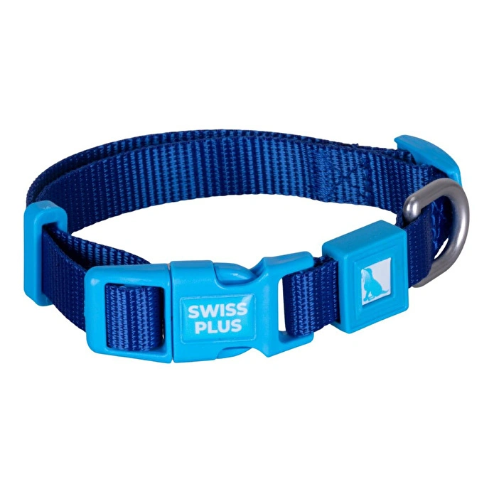 Bloominbag Swissplus Urban Paws Köpek Tasması – Deep Ocean Blue | Ayarlanabilir, Dayanıklı, Hafif-20mm