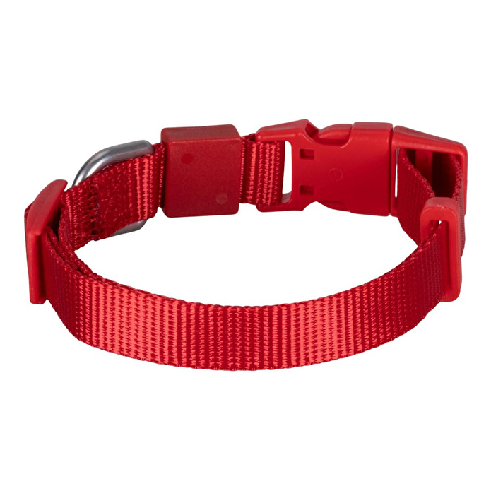 Bloominbag Swissplus Urban Paws Köpek Tasması – Crimson Red | Ayarlanabilir, Dayanıklı, Hafif-15mm