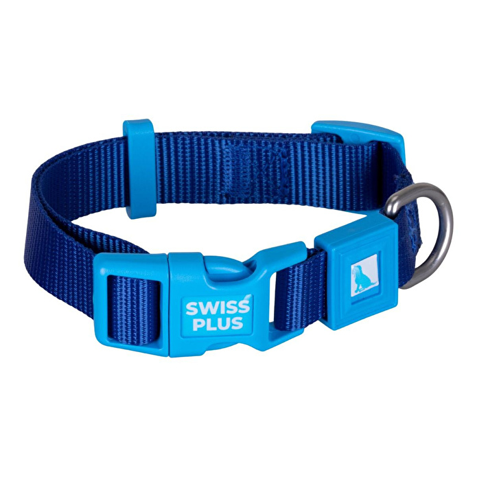 Bloominbag Swissplus Urban Paws Köpek Tasması – Deep Ocean Blue | Ayarlanabilir, Dayanıklı, Hafif-25mm