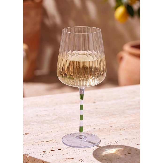 The Mia Şarap Kadehi Mor Yeşil 500 Ml