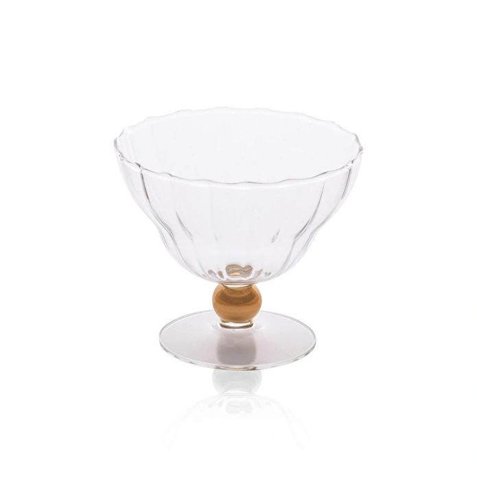 The Mia Cam Dondurmalık Ve Tatlı Sunum Kasesi Gold 240 Ml