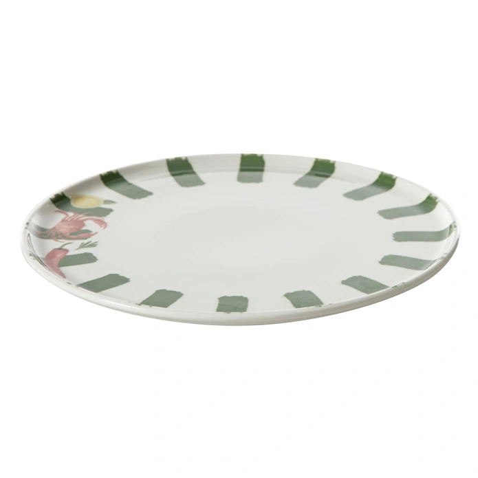 Mudo Home Padova Pi̇zza Tabaği - Yeşi̇l 31cm
