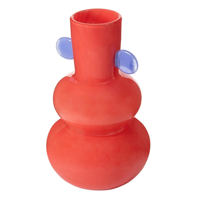 Mudo Home Dots Red Vazo 16x20 Cm