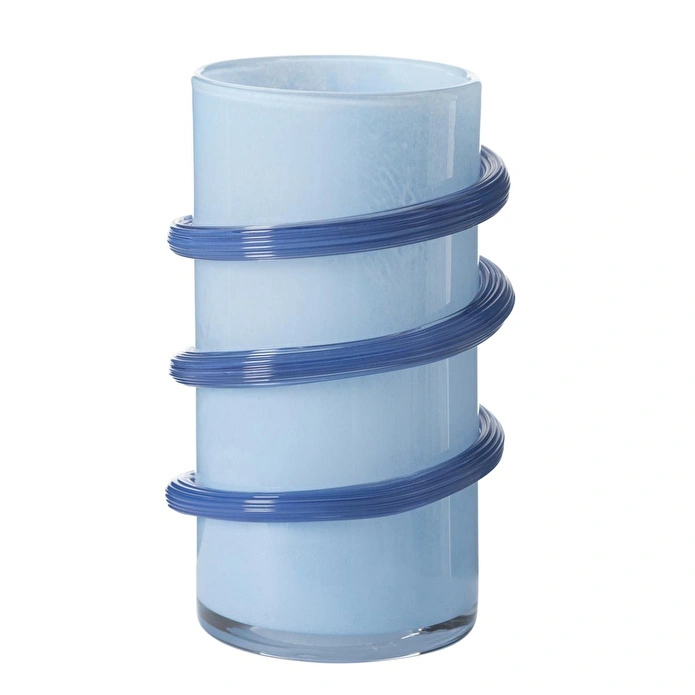 Mudo Home Loops Blue Vazo 12x13x21 Cm