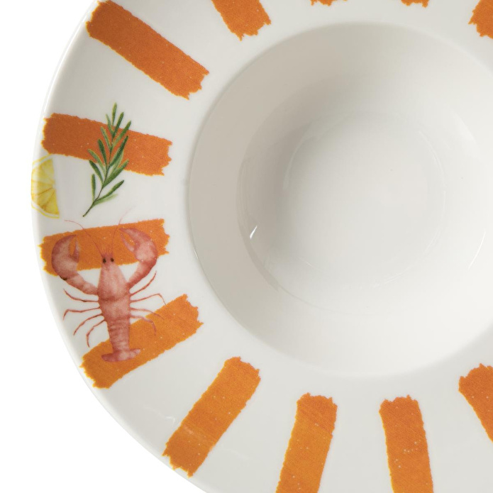 Mudo Home Padova Makarna Tabaği - Turuncu 29cm
