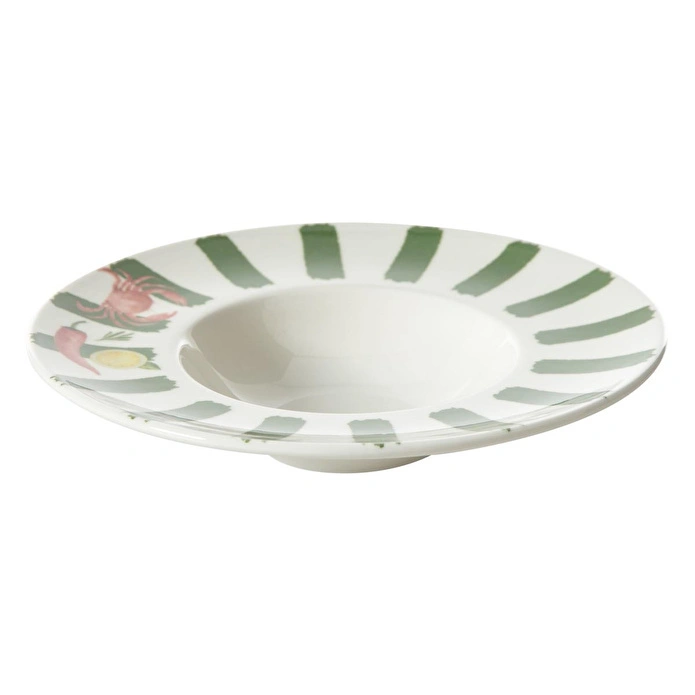 Mudo Home Padova Makarna Tabaği - Yeşi̇l 29cm