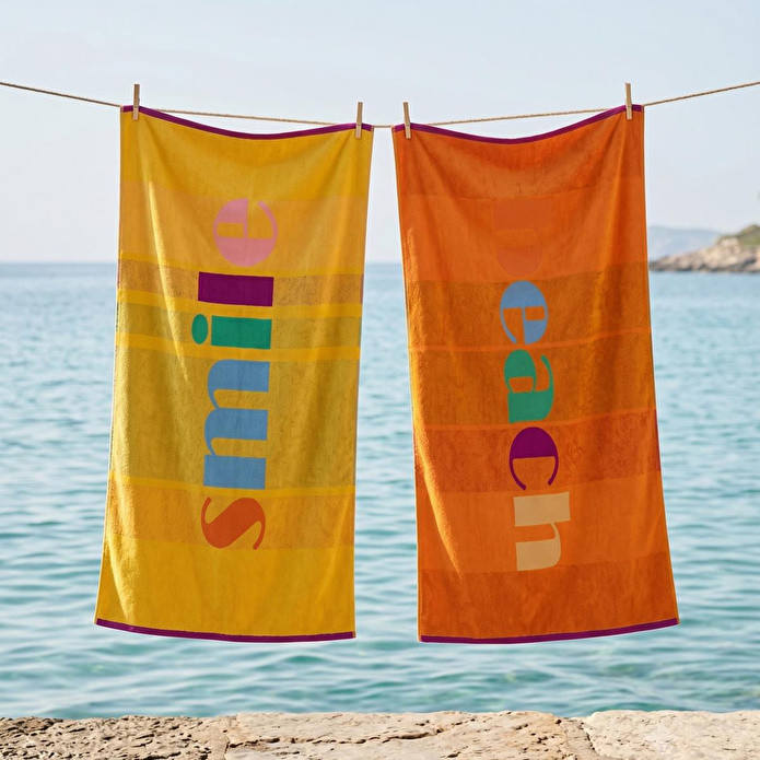 Mudo Home Beach Renkli̇ Plaj Havlusu 80x160