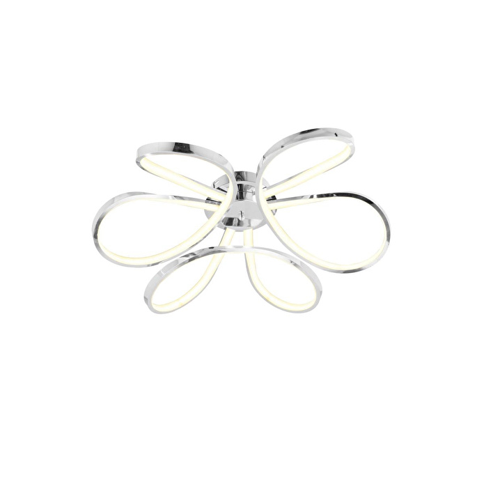 Apliqa Chalda Krom Plafonyer Modern Salon Led Avize