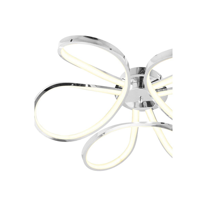 Apliqa Chalda Krom Plafonyer Modern Salon Led Avize