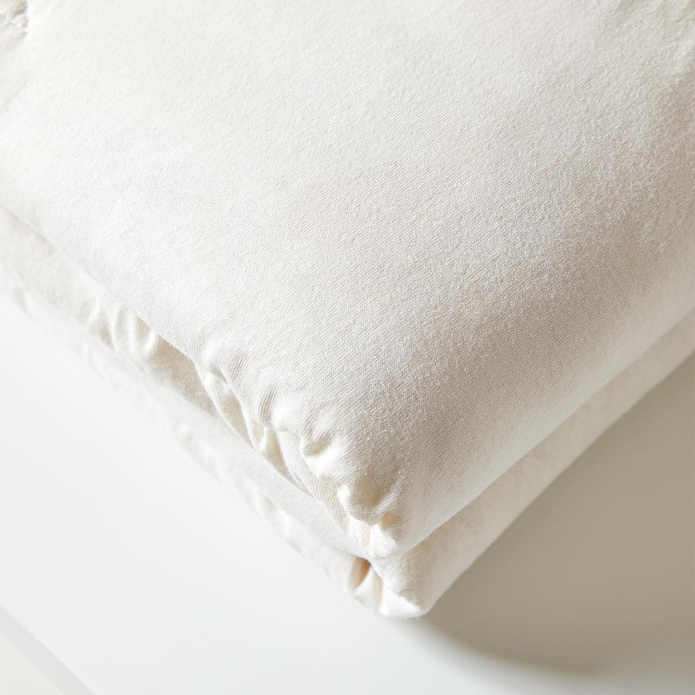 Ocean Home Textile %100 Pamuk Penye Ekru Yıldız Nakışlı Çocuk Tek Kişilik Çok Amaçlı Örtü 155 X 215 Cm