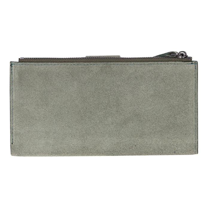 Bloominbag Mint Still Lozan Hakiki Süet Çapraz Askılı Telefon Bölmeli Cüzdan Çanta