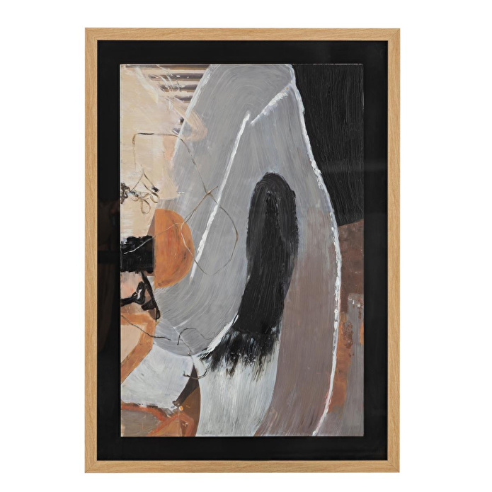 Mudo Home Astrato Çerçeveli̇ Cam Tablo 73x103cm