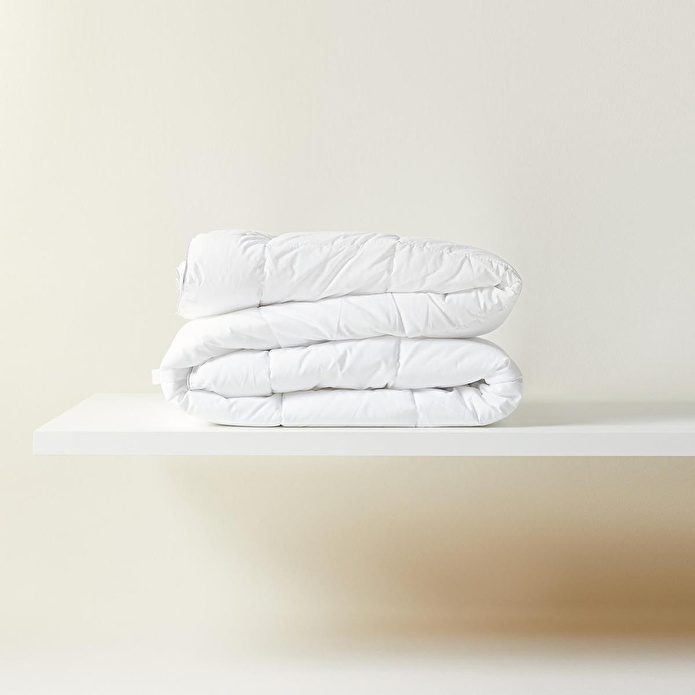 Ocean Home Textile Pamuklu Saten Biyeli Mikrojel Tek Kişilik Yorgan155 X 215 Cm