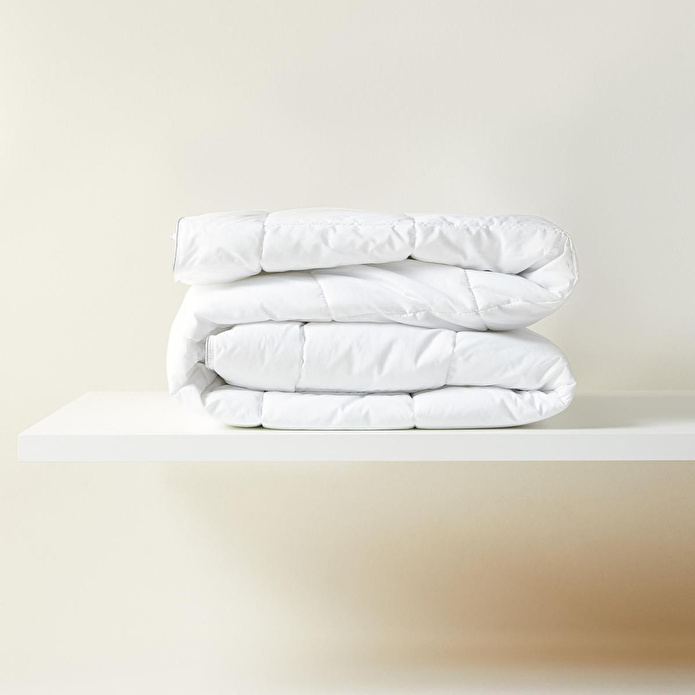Ocean Home Textile Pamuklu Saten Biyeli Mikrojel Çift Kişilik Yorgan 195 X 215 Cm