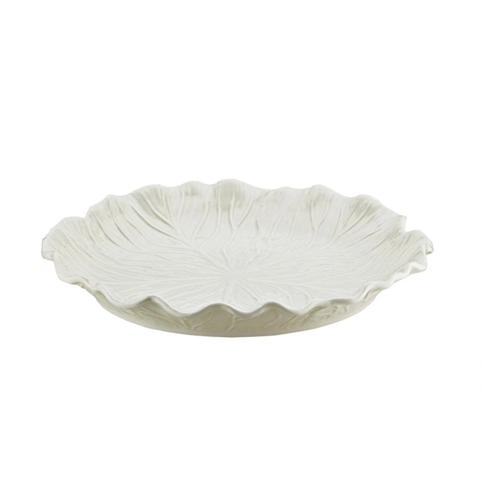 Lucky Art Lefora Porselen Yaprak Formlu 29 Cm Servis Tabağı