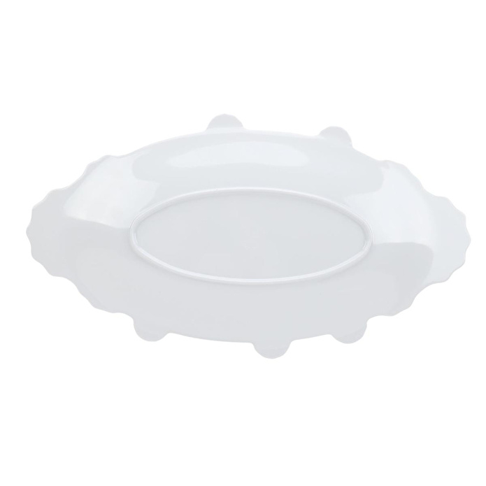 Lucky Art Florista Melamin Oval Servis Tepsisi 54cm