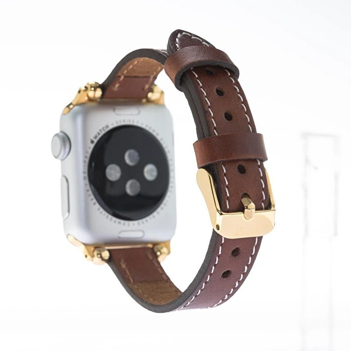 Bloominbag Avilla Desert Tan Deri Apple Watch Band (44/45/46/49mm)