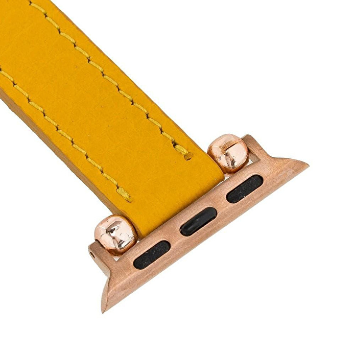 Bloominbag Avilla Golden Hour Deri Apple Watch Band (44/45/46/49mm)