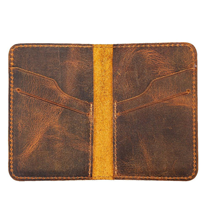 Bloominbag Heritage Core Saddle Brown Deri Erkek Cüzdanı