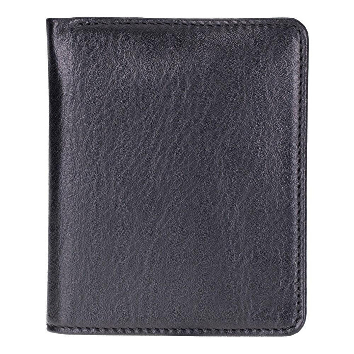 Bloominbag Heritage Steel Blue Gray Deri Erkek Cüzdanı