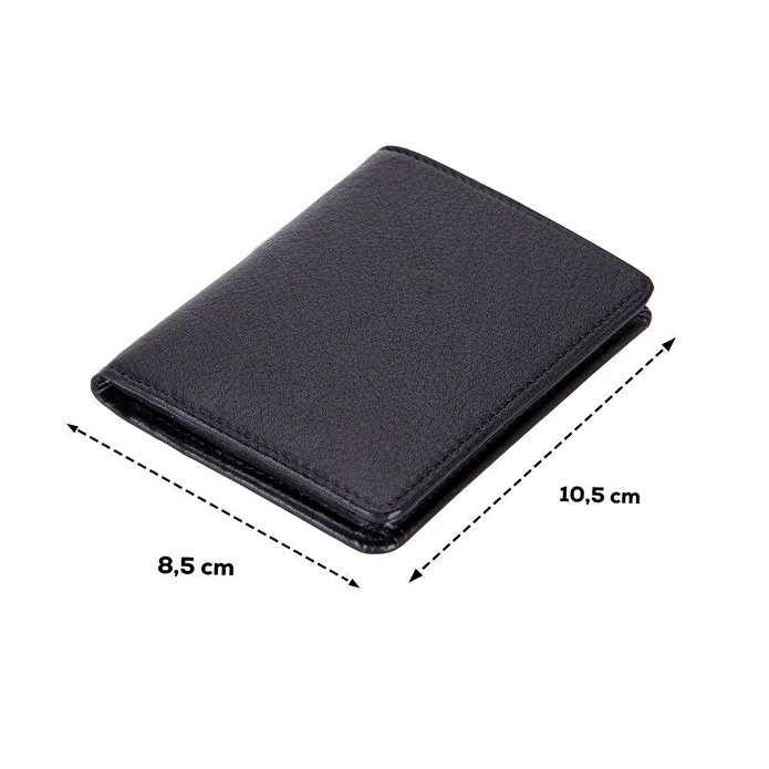 Bloominbag Heritage Noir Black Deri Erkek Cüzdanı