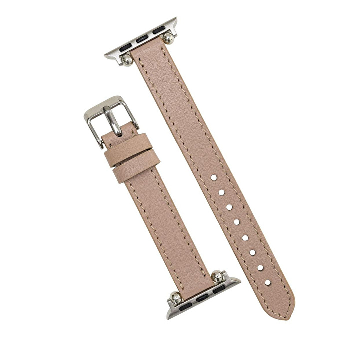 Bloominbag Avilla Cream Bisque Deri Apple Watch Band (44/45/46/49mm)