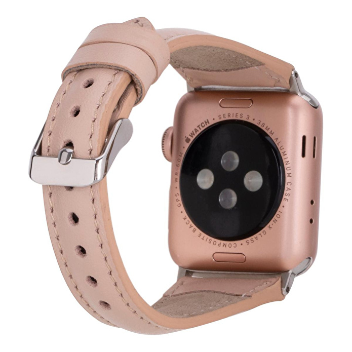 Bloominbag Bloomband Signature Nude Bisque Leather Apple Watch Band - 44/45/46/49mm