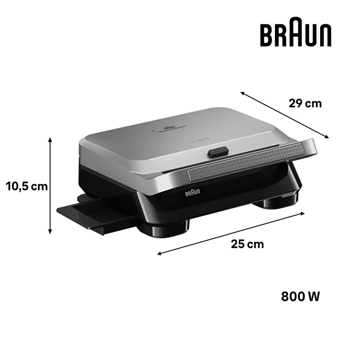 Braun Snackmaker 5 Sm5006 Silver Tost M.