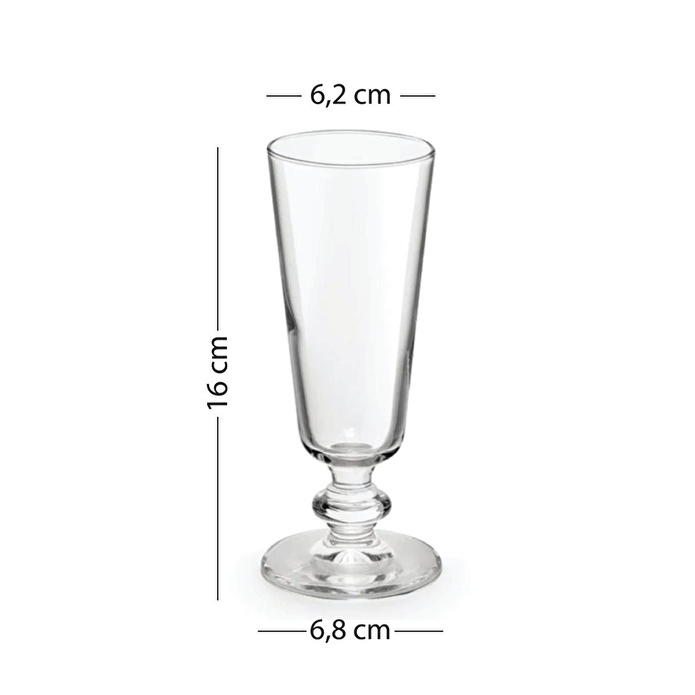 Rakle Pure Altın Yaldızlı İthal 8'li Kahve Yanı Bardağı Seti 180 Cc
