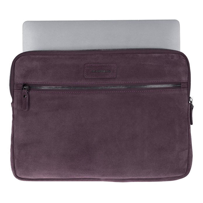 Bloominbag Burgundy Still Hakiki Süet Deri 13-14 Inç Macbook/laptop Kılıfı
