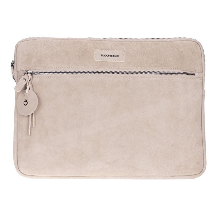 Bloominbag Sand Still Hakiki Süet Deri 13-14 Inç Macbook/laptop Kılıfı