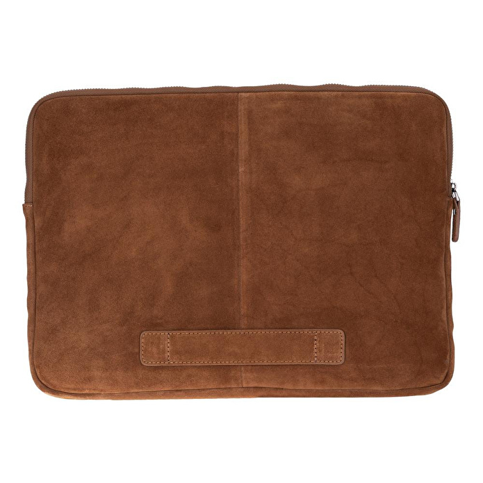 Bloominbag Camel Still Hakiki Süet Deri 15-16 Inç Macbook/laptop Kılıfı