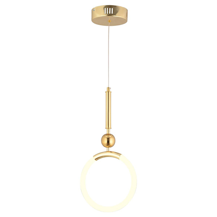 Apliqa Struer Tekli Gold Ledli 20 Watt Modern Koridor, Yatak Odası Salon Sarkıt Led Avize