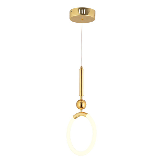 Apliqa Struer Tekli Gold Ledli 20 Watt Modern Koridor, Yatak Odası Salon Sarkıt Led Avize