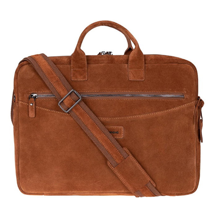 Bloominbag Camel Still Hakiki Süet Deri 15-16 Inç Macbook/laptop Çantas